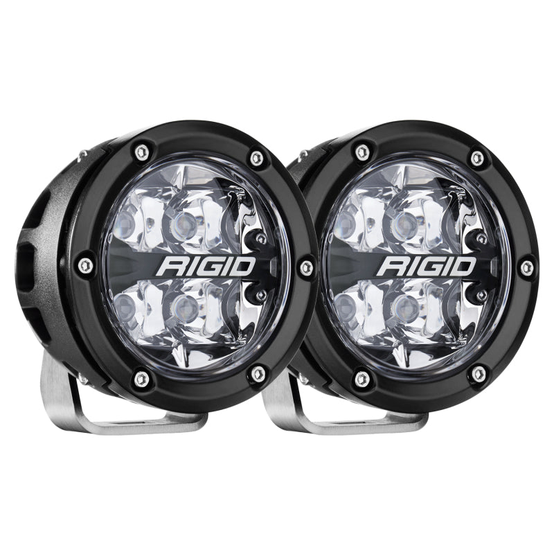 Rigid Industries 360-Series 4in LED Off-Road Spot Beam - Red Backlight (Pair)-thumbmail-5