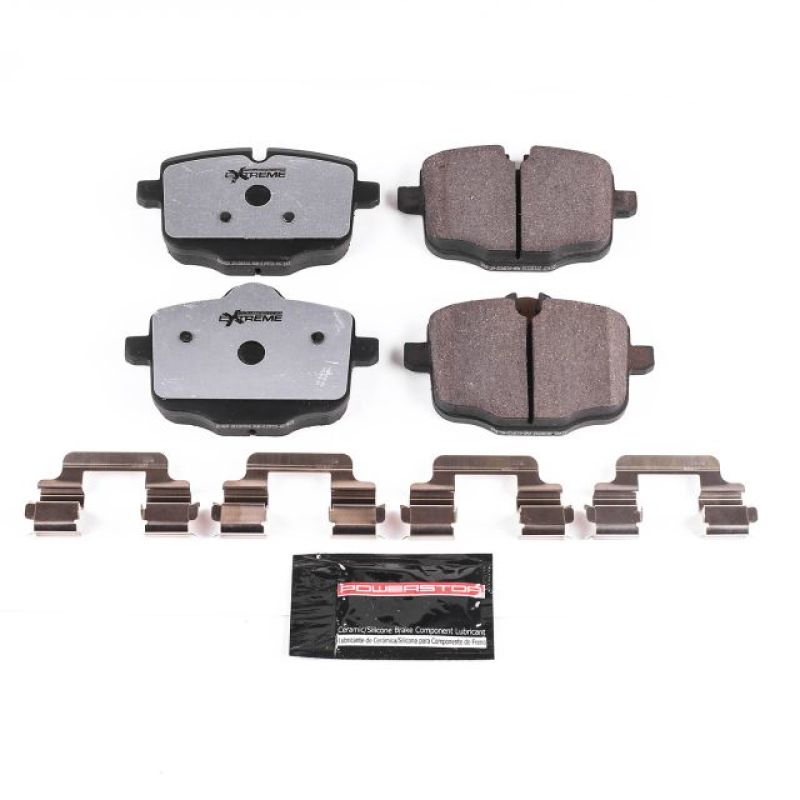 Power Stop 2017 BMW 530i Rear Z26 Extreme Street Brake Pads w/Hardware-thumbmail-1