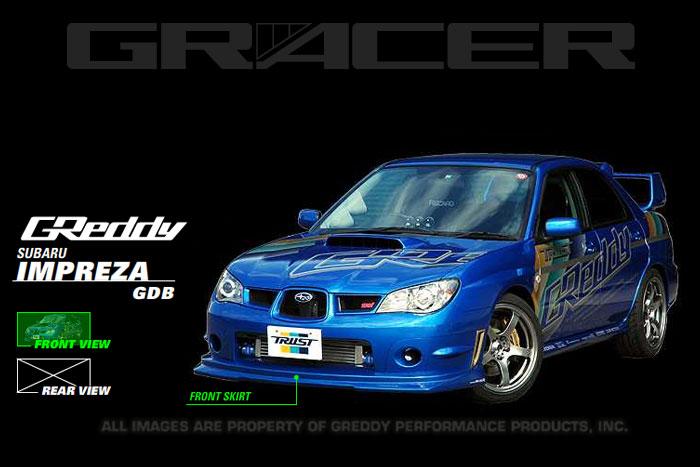 GReddy 06-07 WRX & STi Front Lip Spoiler FRP-thumbmail-1