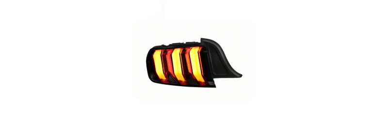 Raxiom 15-23 Ford Mustang Euro Style LED Tail Lights- Gloss Black Housing- Red Lens-thumbmail-6