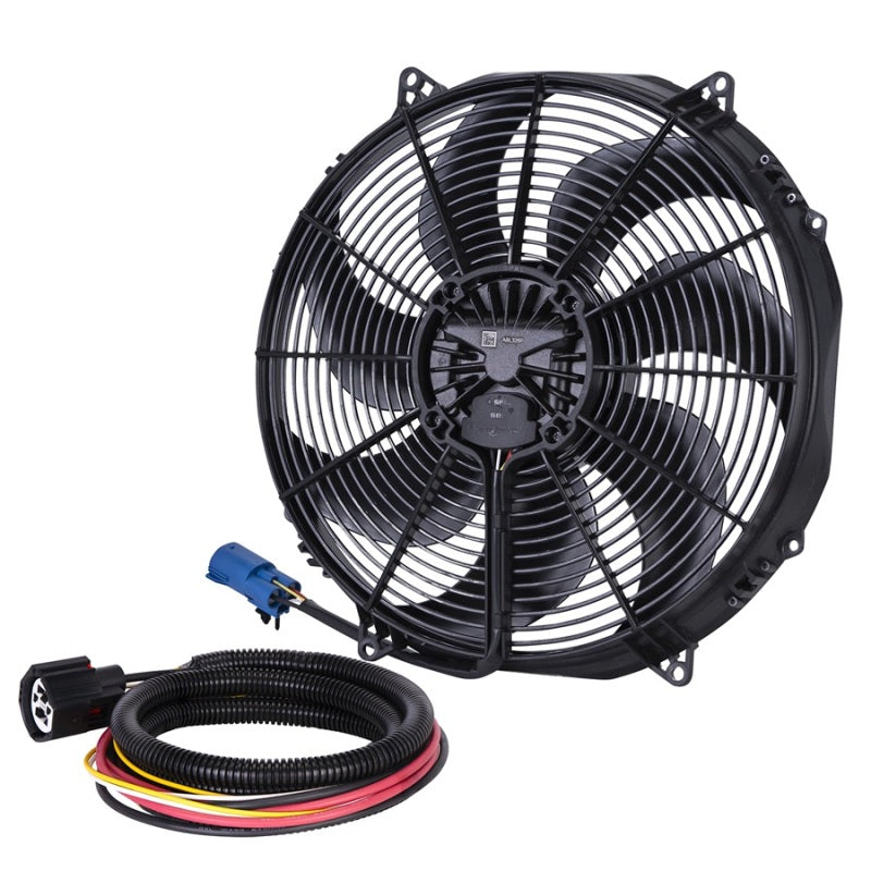 SPAL 300W 15.2in Flush Mount Brushless Fan w/Jumper Harness-thumbmail-2