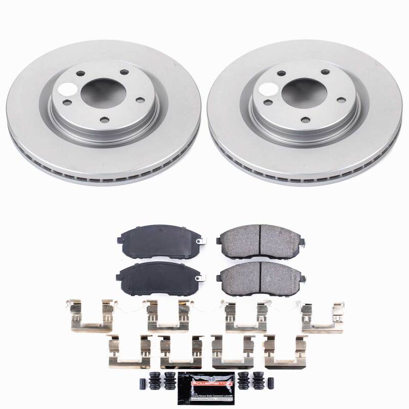 Power Stop 17-18 Nissan Sentra Front Z23 Coated Brake Kit-thumbmail-1