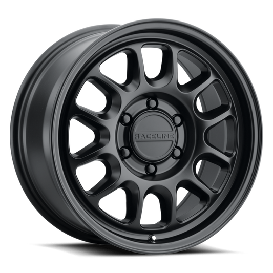 Raceline 958B Rogue 18x8.5in / 6X135 BP / 35mm Offset / 87.1mm Bore - Satin Black