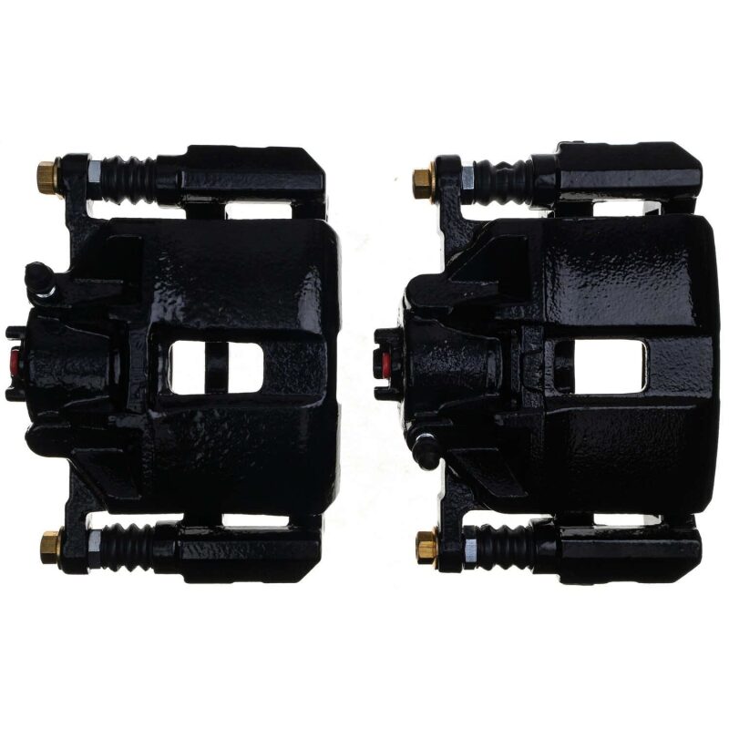 Power Stop 01-03 Acura CL Front Black Caliper - Pair w/Bracket-thumbmail-2