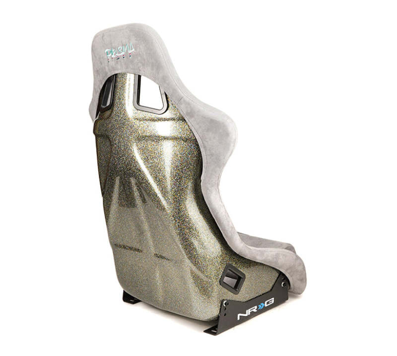 NRG FRP Bucket Seat ULTRA Edition - Large (Grey Alcantara/Pearlized Back)-thumbmail-5