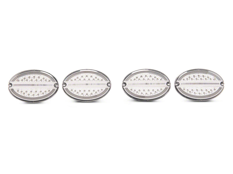 Raxiom 97-04 Chevrolet Corvette C5 Axial Series LED Tail Lights- Chrome Housing (Clear Lens)-thumbmail-1