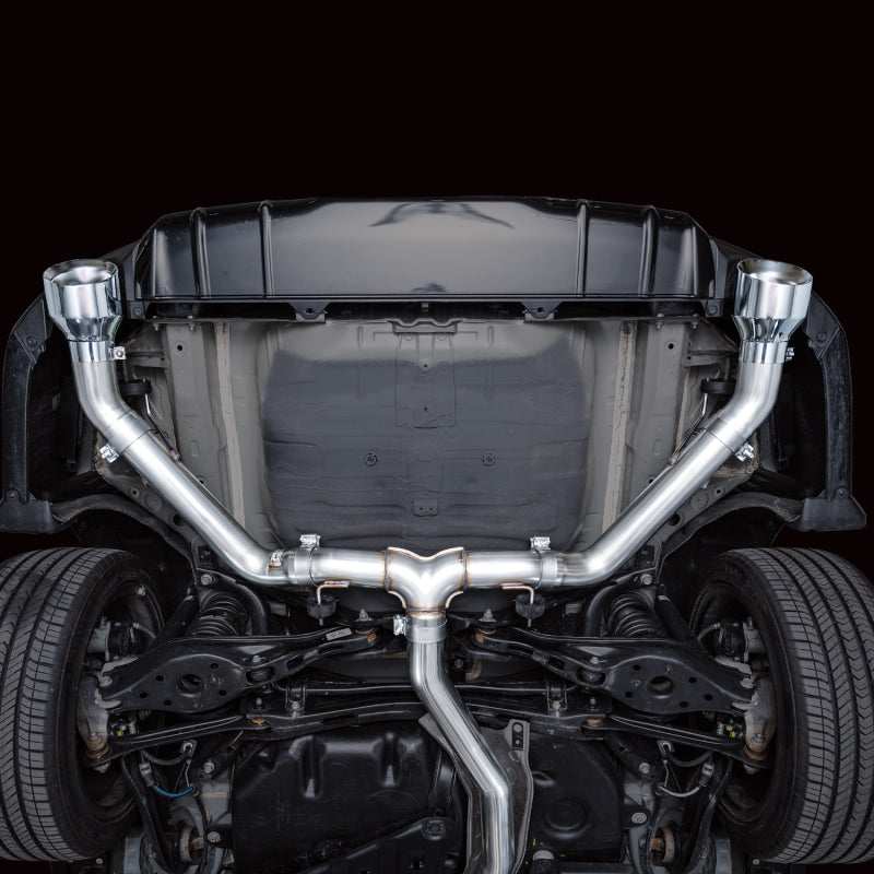AWE Tuning 22+ Honda Civic Si/Acura Integra Track Edition Catback Exhaust - Dual Chrome Silver Tips-thumbmail-5