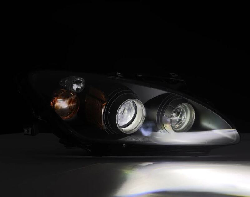 AlphaRex 99-09 Honda S2000 LUXX-Series Projector LED Headlights - Black-thumbmail-2