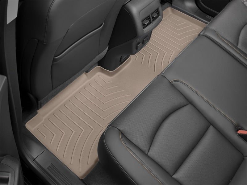 WeatherTech 2021+ Hyundai Santa Fe Rear FloorLiner - Tan-thumbmail-1