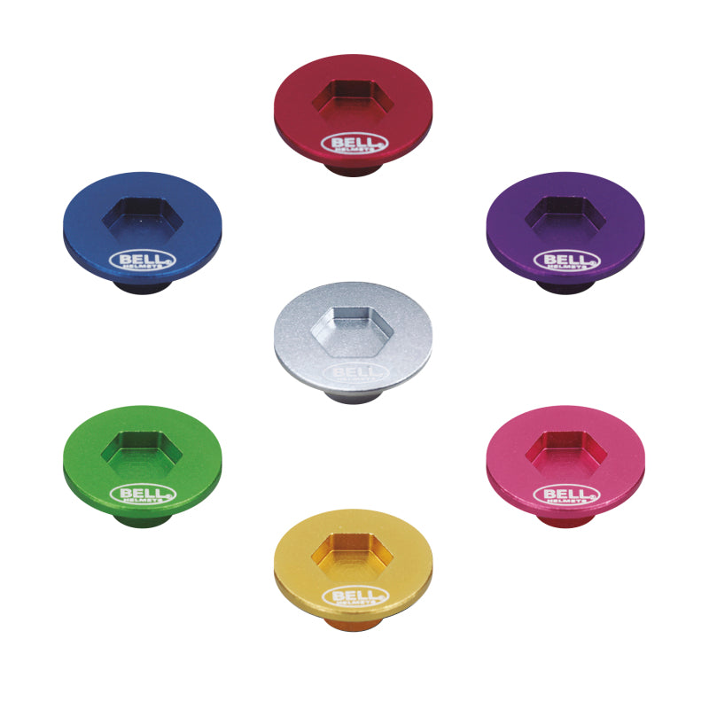 Bell SRV Helmet Shield-1 Pivot Kit - Red-thumbmail-2