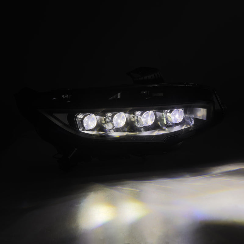 AlphaRex 16-21 Honda Civic NOVA-Series LED Proj Headlights Alpha-Black w/Actv Lgt & Seq.Sig / SB DRL-thumbmail-3