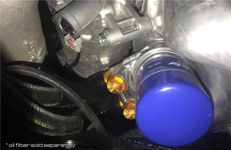 GReddy 2017-2019 Honda Civic Type-R NS1010G 10 Row Oil Cooler Kit-thumbmail-3