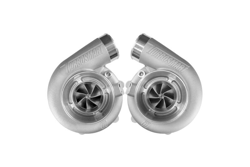 Turbosmart V-Band 1.07AR Water Cooled TS-2-6466B Mirror Twin Turbo Package-thumbmail-1