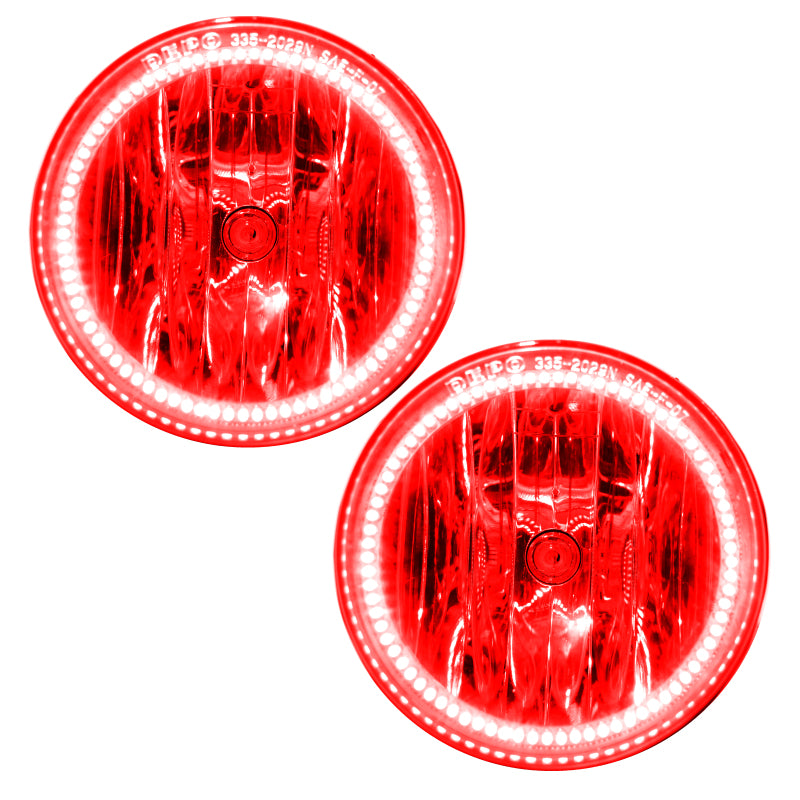 Oracle 05-09 Ford Mustang Shelby/Roush/GT500 LED Fog Light Halo Kit - Red-thumbmail-3