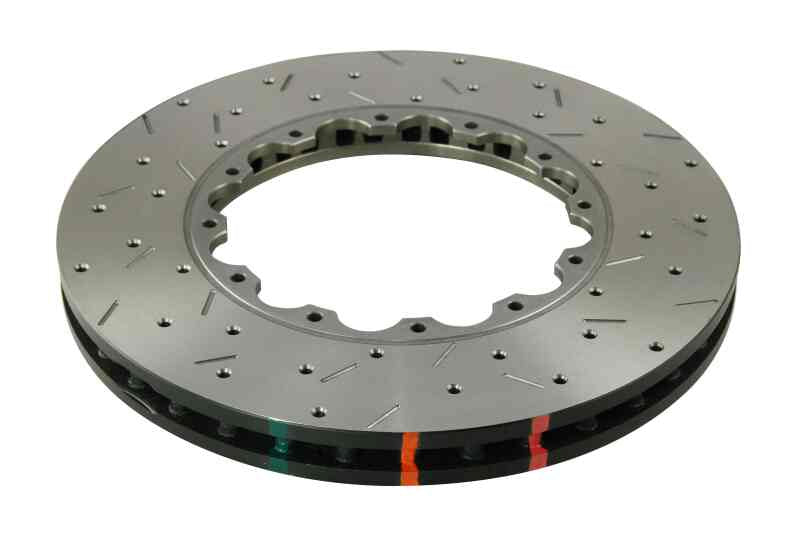 DBA 2004 WRX STi (5x100) Front Cross Drilled & Slotted 5000 Series Replacement Rotor Rings-thumbmail-1