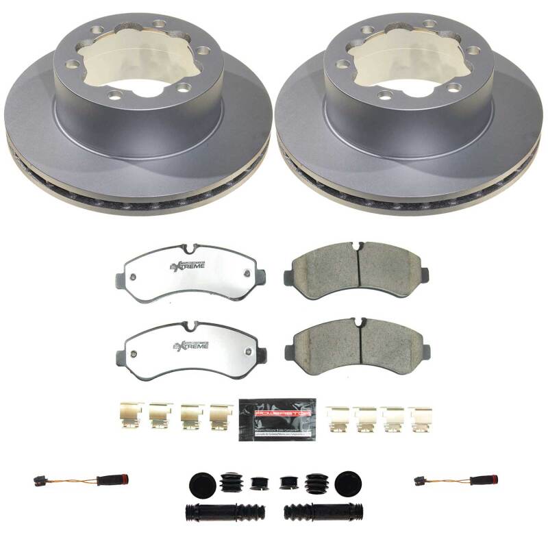 Power Stop 19-21 Freightliner Sprinter 3500 Rear Z36 Coated Truck & Tow Brake Kit-thumbmail-1