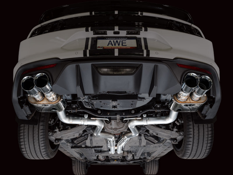 AWE 18-23 S550 Mustang GT SwitchPath Exhaust - Chrome Silver Tips-thumbmail-4