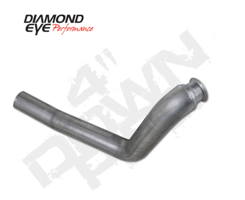 Diamond Eye 00-03 Ford 7.3L Diesel E-Series Van w/ Auto Trans/ Non-Catalyst 4in Aluminum Downpipe-thumbmail-1