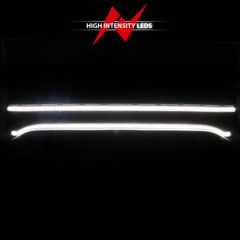 ANZO 15-23 Dodge Charger Black LED Grille w/ Initiation & Running Light/DRL Bar-thumbmail-5