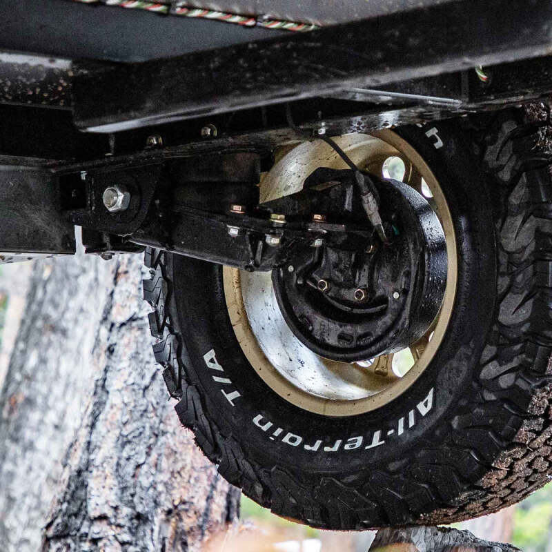 Timbren 2000lb HD Axle-Less Trailer Suspension w/ 4in Lift Spindle & Brake Flange-thumbmail-2