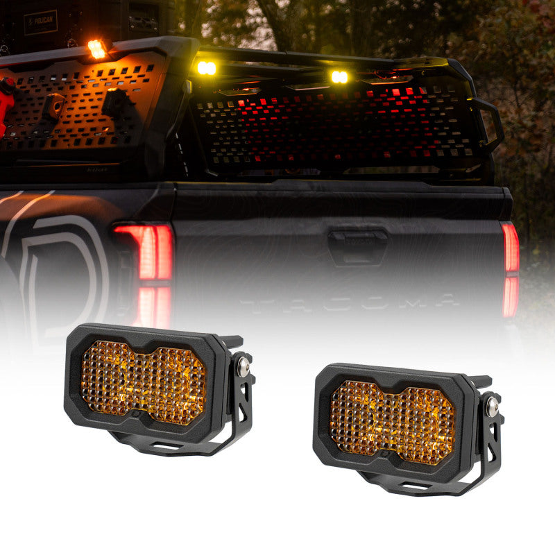 Diode Dynamics Stage Series LED Chase Light Kit for Kuat IBEX Bed Rack-thumbmail-3