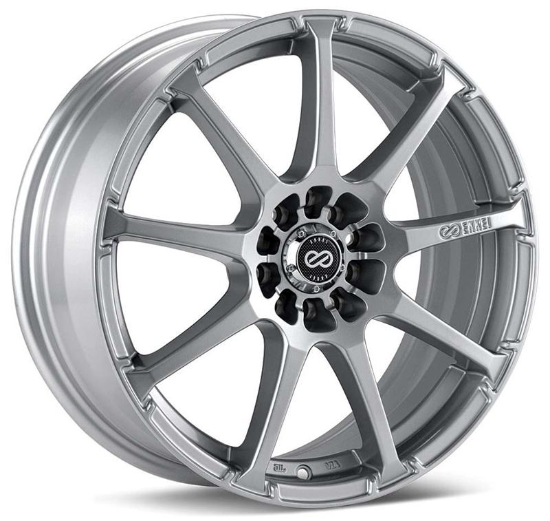 Enkei EDR9 17x8 5x100/114.3 38mm Offset 72.6 Bore Diameter - Silver Wheel-thumbmail-2