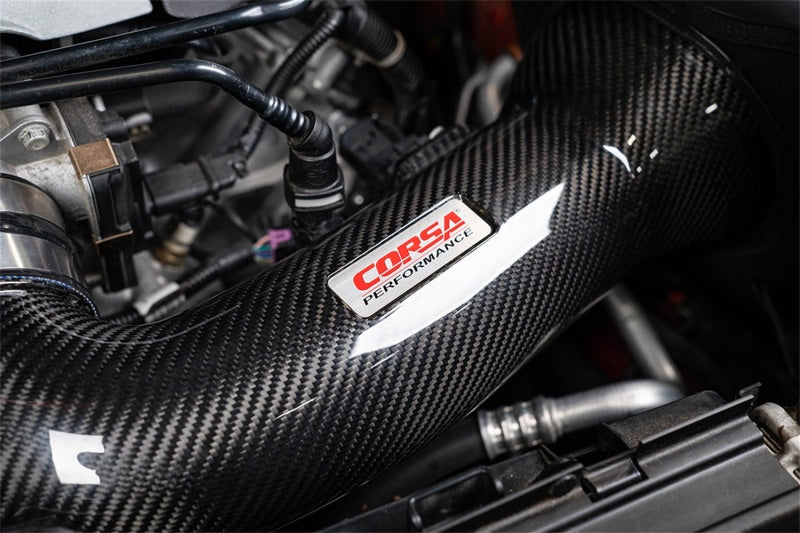 Corsa 16-24 Chevrolet Camaro SS 6.2L V8 Carbon Fiber Open Element Air Intake - Oiled-thumbmail-3