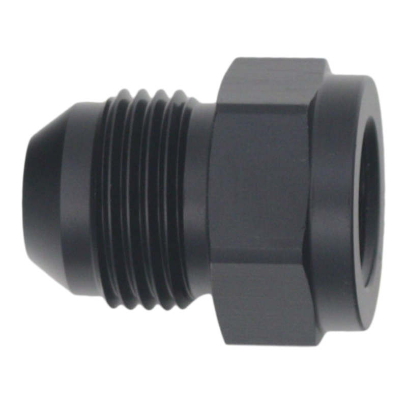 DeatschWerks 6AN Female Flare to 8AN Male Flare Expander - Anodized Matte Black-thumbmail-1