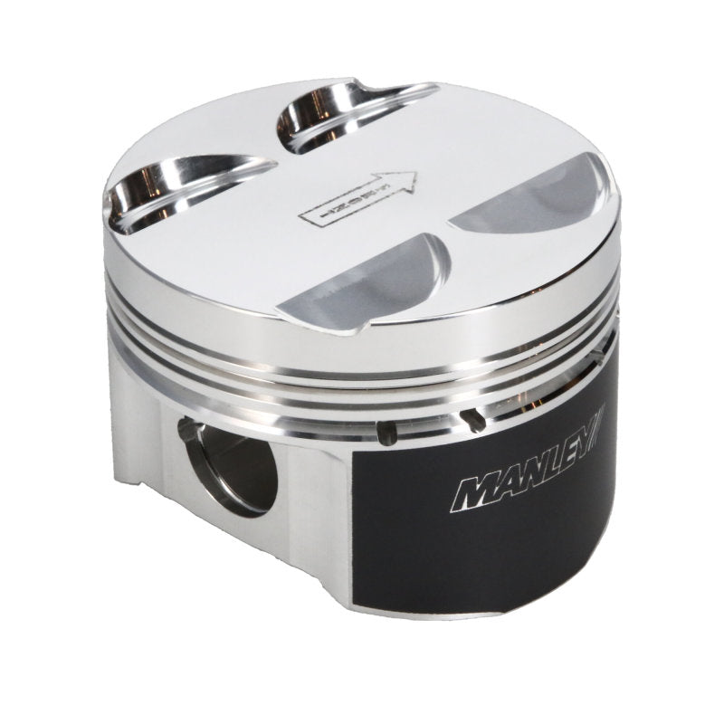 Manley 16+ Nissan VR30DDTT 86mm Bore 10:1 CR -3.5cc Dome Flat Top E/D Piston w/ Rings (SINGLE)-thumbmail-5