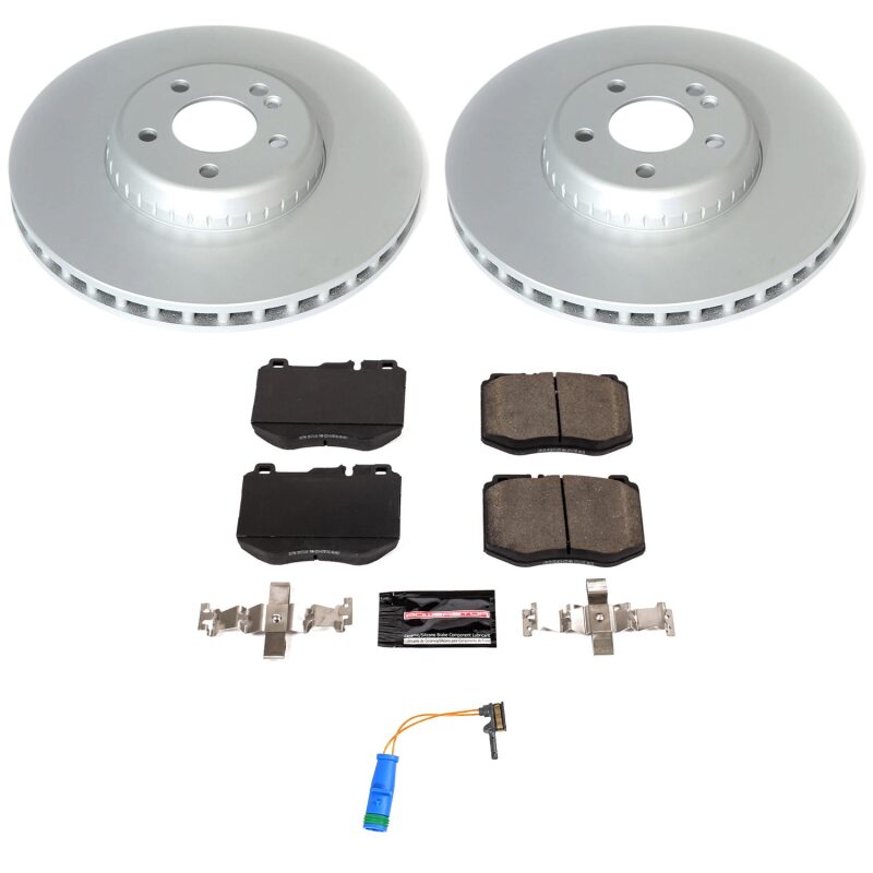 Power Stop 2017 Mercedes-Benz E300 Front Z23 Coated Brake Kit-thumbmail-1
