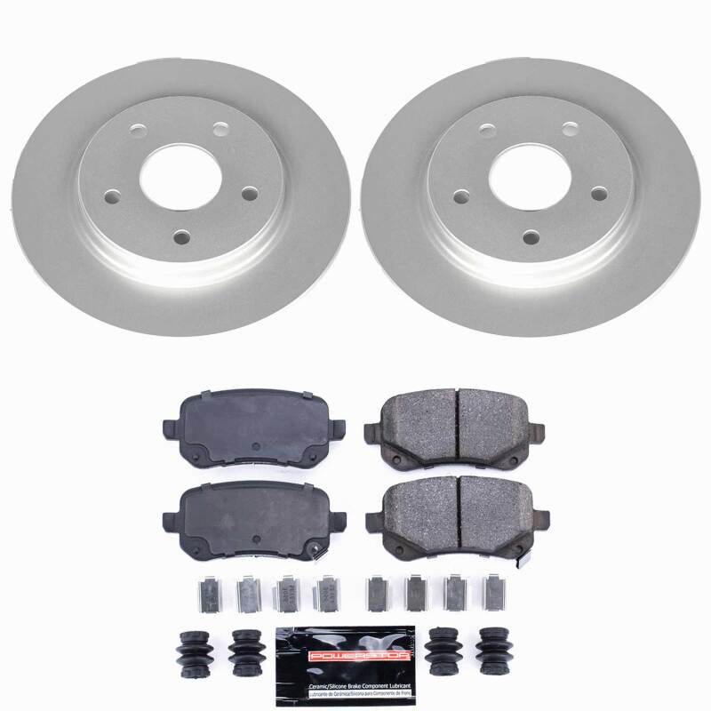 Power Stop 08-12 Chrysler Town & Country Rear Z23 Coated Brake Kit-thumbmail-1