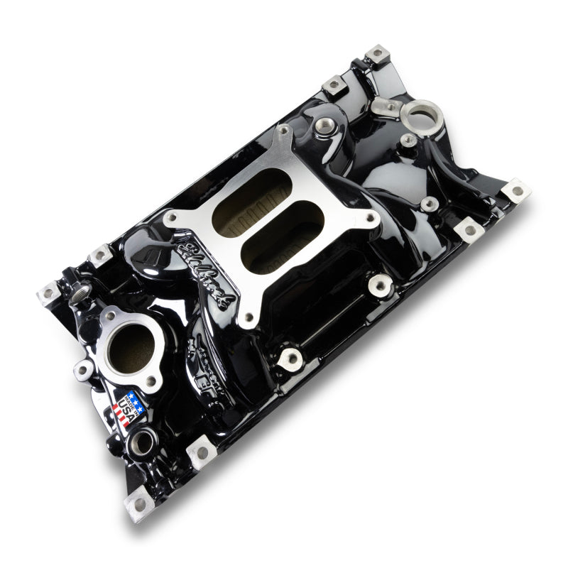 Edelbrock Chevy Vortec SB Performance EPS Manifold - Black Plasma Finish-thumbmail-1