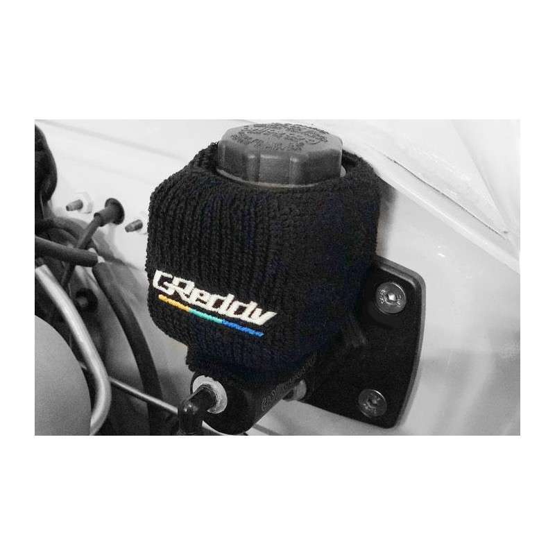GReddy Underline Logo Reservoir Cover - Black-thumbmail-2