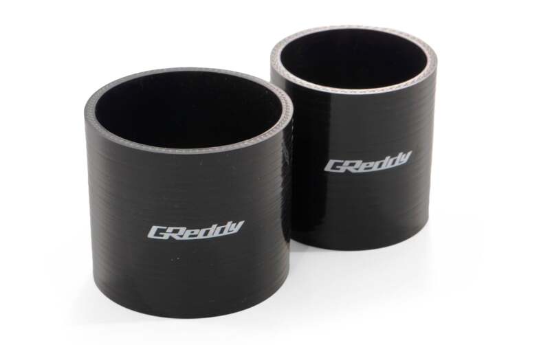 GReddy 60mm x 70mm Silicone Straight Hose - Black-thumbmail-3