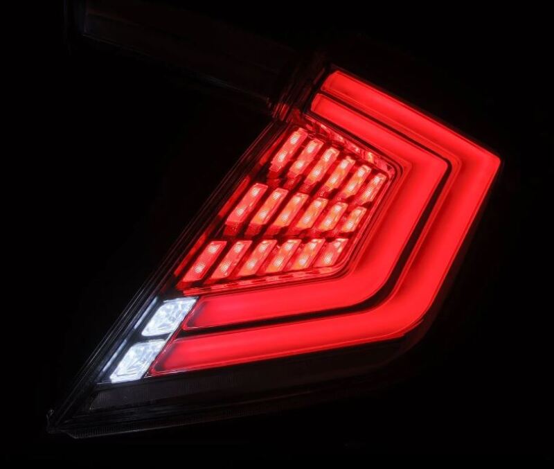 AlphaRex 16-21 Honda Civic Hatchback / Type-R FK8 Nova-Series LED Tail Lights (Pair) - Clear-thumbmail-2