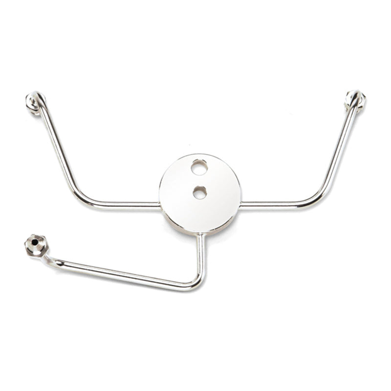 Russell 3AN Front Male Junction Block (Wide Glide) w/Chrome Finish-thumbmail-1