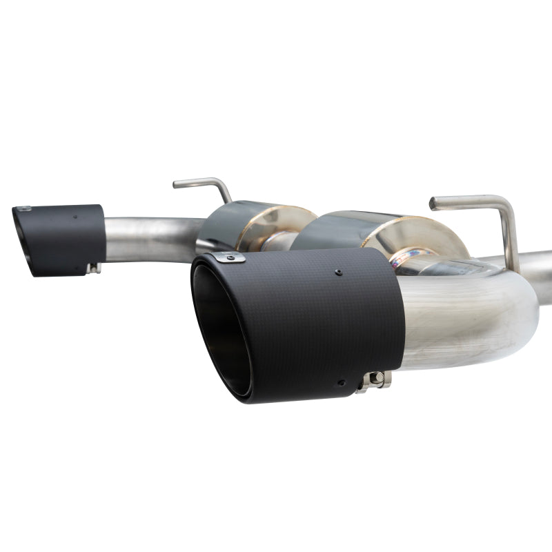 Injen 19-22 Hyundai Veloster N L4 2.0L Turbo Performance SS Axle Back Exhaust System - Carbon Tips-thumbmail-3