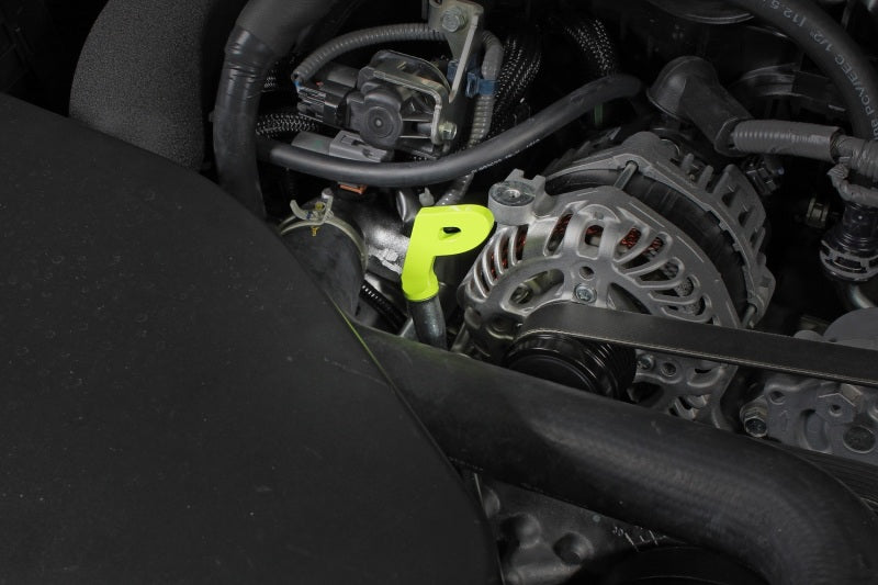 Perrin Subaru Dipstick Handle P Style - Neon Yellow-thumbmail-1
