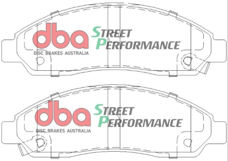 DBA 04-08 Chevrolet Colorado SP Performance Front Brake Pads-thumbmail-2