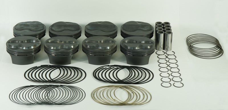 Mahle MS Chevrolet Small Block 396cid 4.170 x 1.062RCH 9.0cc 13.7CR Pistons (Set of 8)-thumbmail-1