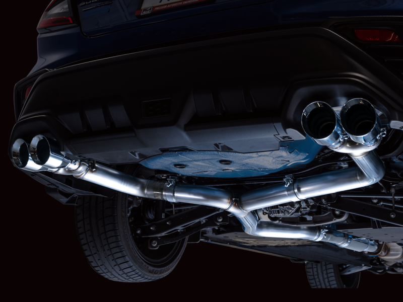 AWE Tuning 2022+ VB Subaru WRX Track Edition Exhaust - Chrome Silver Tips-thumbmail-3