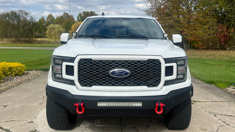 Fishbone Offroad 2015+ Ford F150 / 2017+ Raptor Pod Light Bracket - Black-thumbmail-3