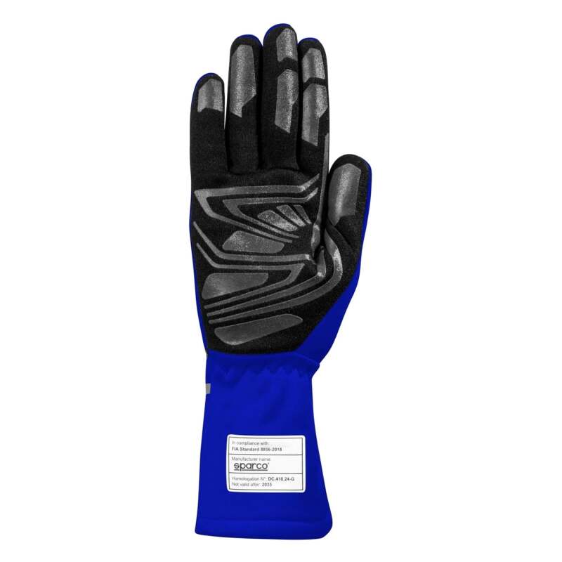 SPARCO Land+ Auto Racing Gloves - Blue - Size 09-thumbmail-2