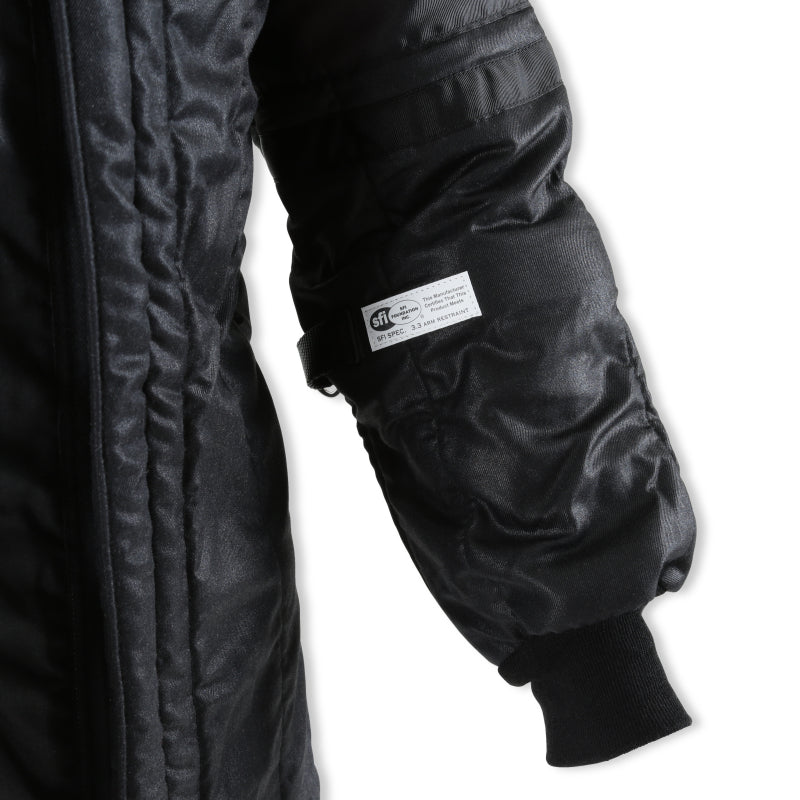 RaceQuip SFI-20 Jacket Black Extra Large-thumbmail-4