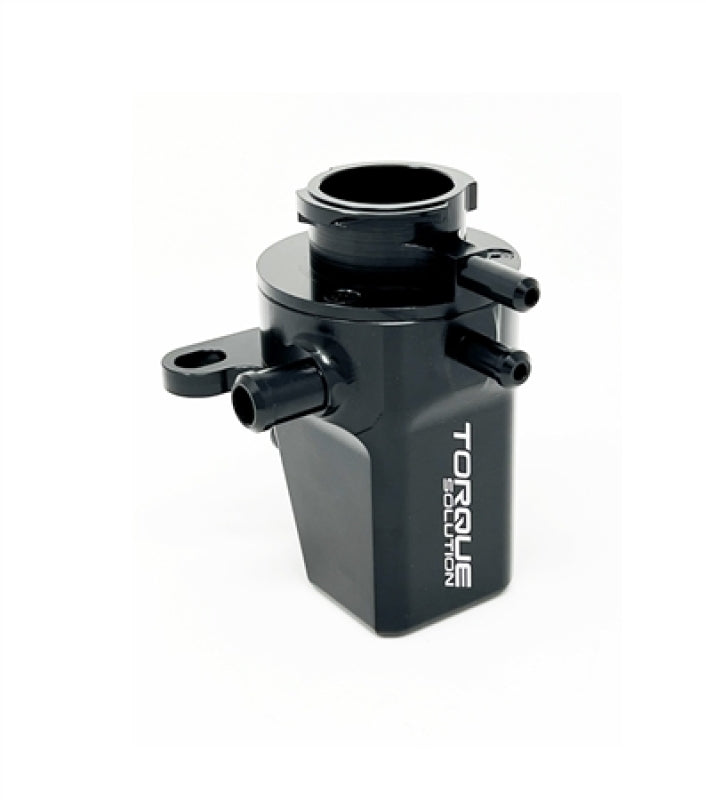 Torque Solution Coolant Expansion Tank: Subaru WRX 02-07 / STI 04-22 / Forester XT 04-08 - Black-thumbmail-1