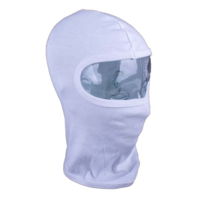 RaceQuip Cotton Underwear Head Sock Balaclava / Helmet Hood White-thumbmail-1
