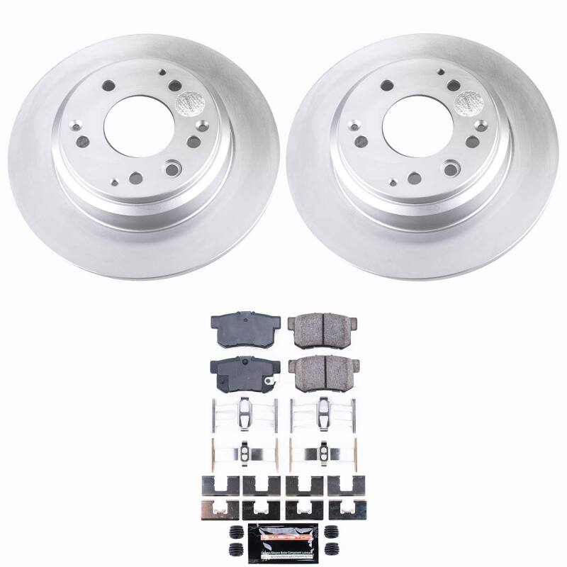 Power Stop 96-98 Acura RL Rear Z23 Coated Brake Kit-thumbmail-1