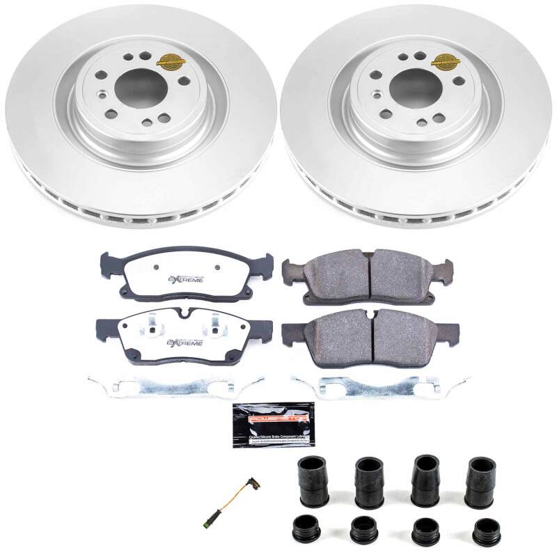 Power Stop 16-17 Mercedes-Benz GLE300d Front Z36 Coated Truck & Tow Brake Kit-thumbmail-1