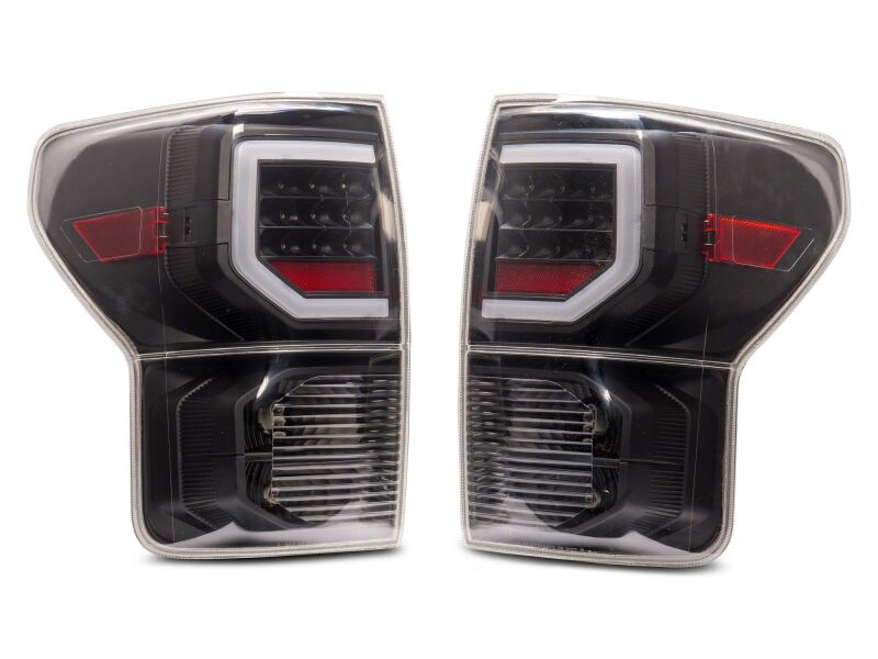 Raxiom 07-13 Toyota Tundra Axial Series Dual C-Shape LED Tail Lights- Black Housing- Clear Lens-thumbmail-3