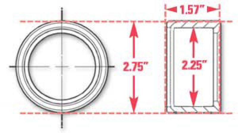 SPC Performance Weld-In Ring Kit 2.25 in. ID-thumbmail-2